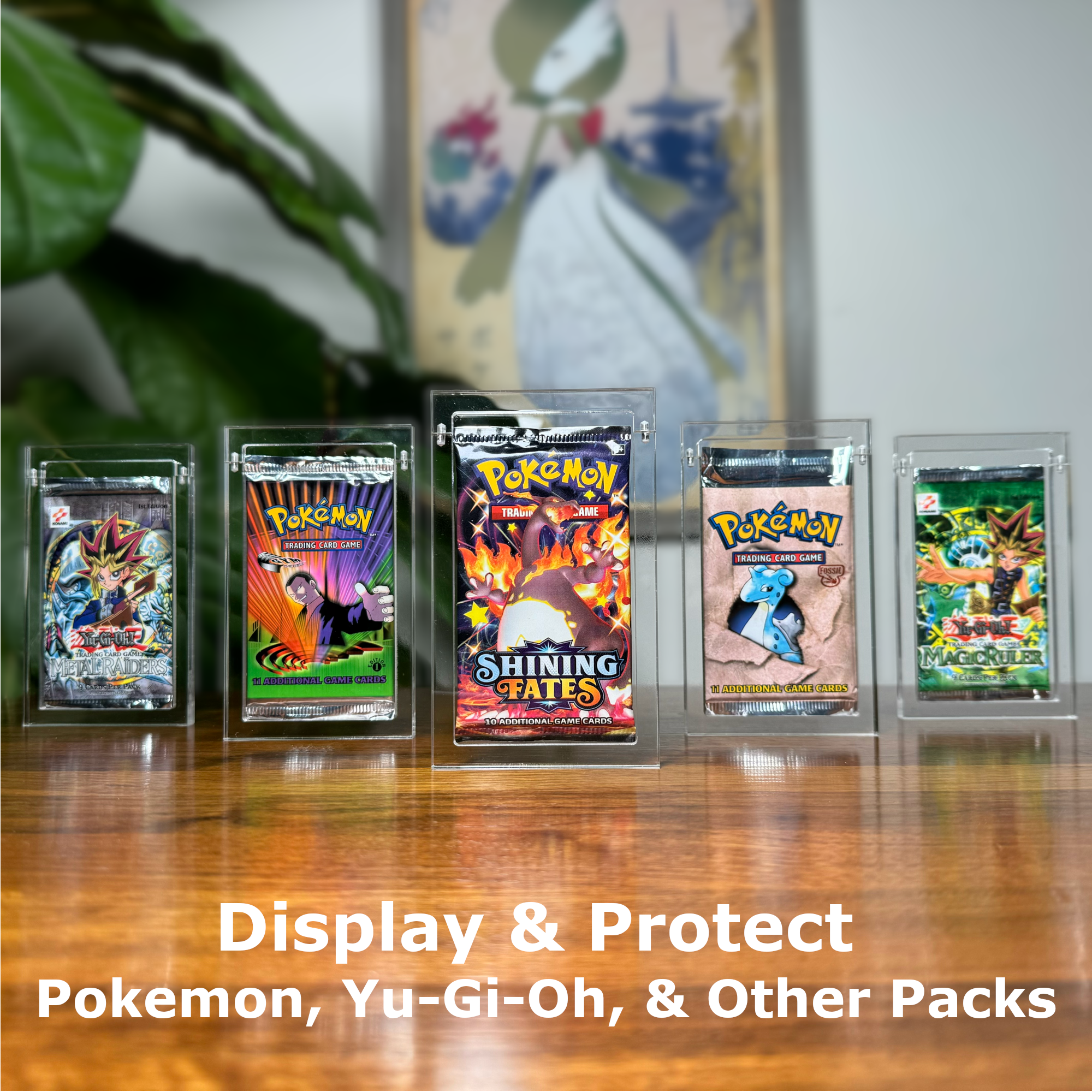 Acrylic Booster Pack Case (5 Pack) TCGHalo Acrylic Booster Pack Case (5 Pack) TCGHalo