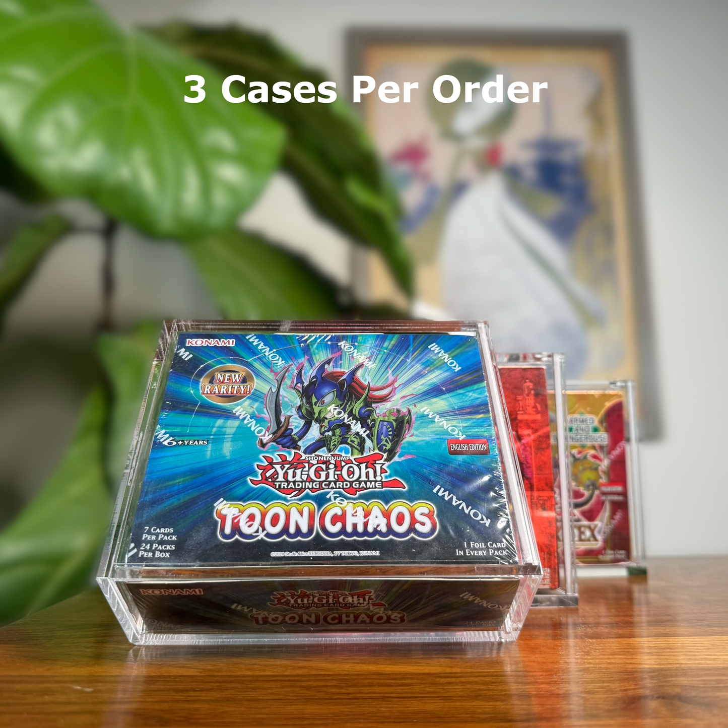 Acrylic Yugioh Booster Box Case (3 Pack)