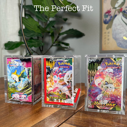 Acrylic Booster Box Case (3 Pack) TCGHalo Acrylic Booster Box Case (3 Pack) TCGHalo
