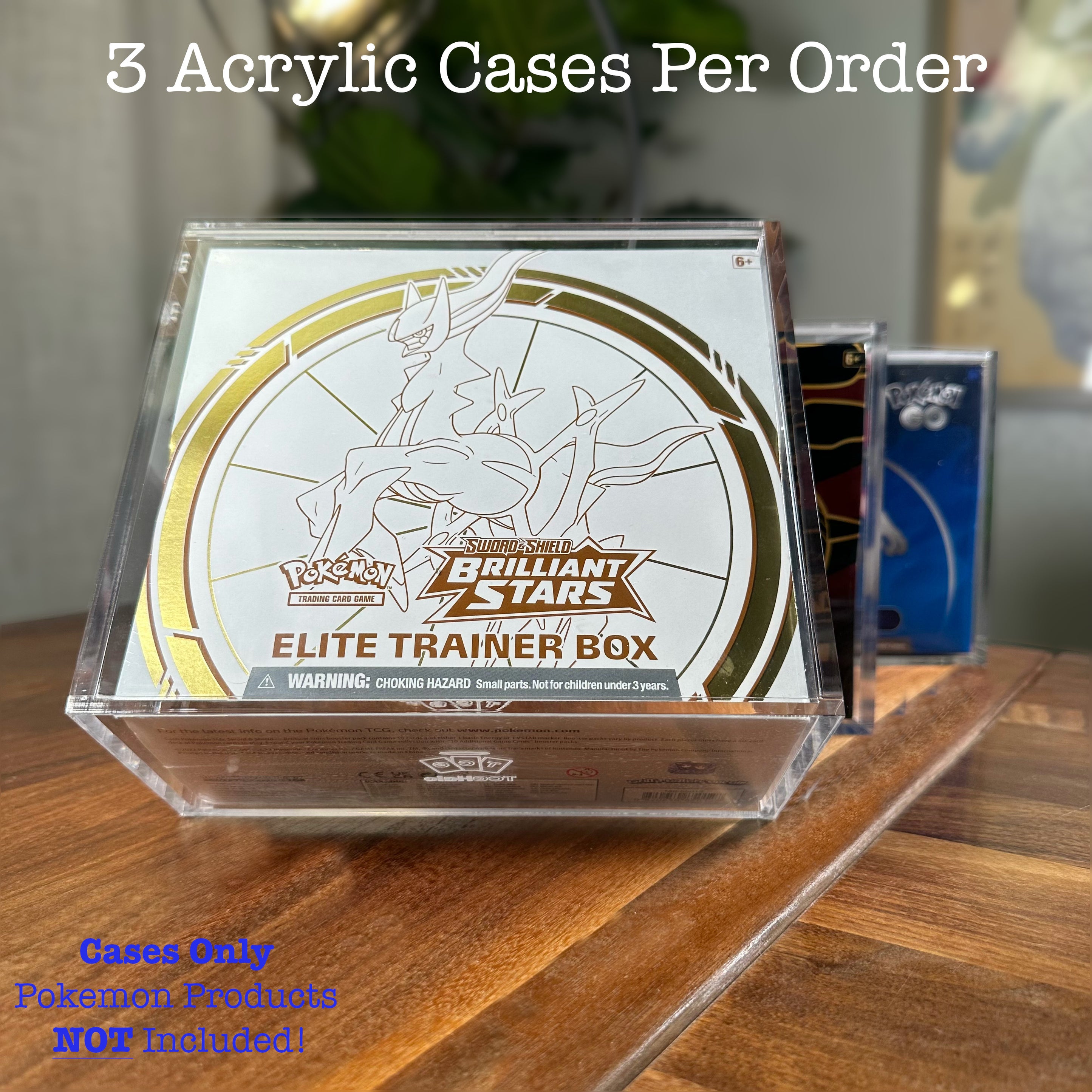 TCGHalo Acrylic ETB Case (3 Pack)